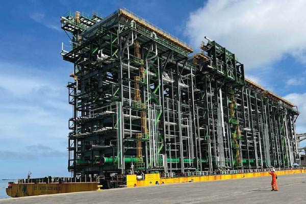 Refinería Dos Bocas lleva a la construcción al nivel más alto desde 2020.
