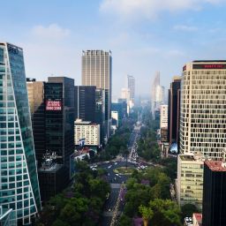 vista panorámica de viviendas de la Ciudad de México