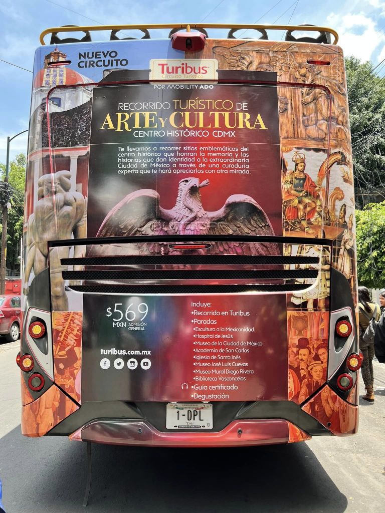 El Turibús estrena nueva ruta de arte y cultura en Centro Histórico