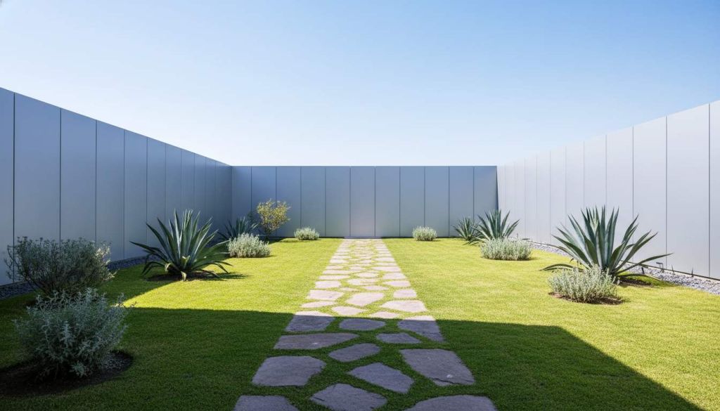 Explora tipos y materiales para construir bardas modernas para jardín